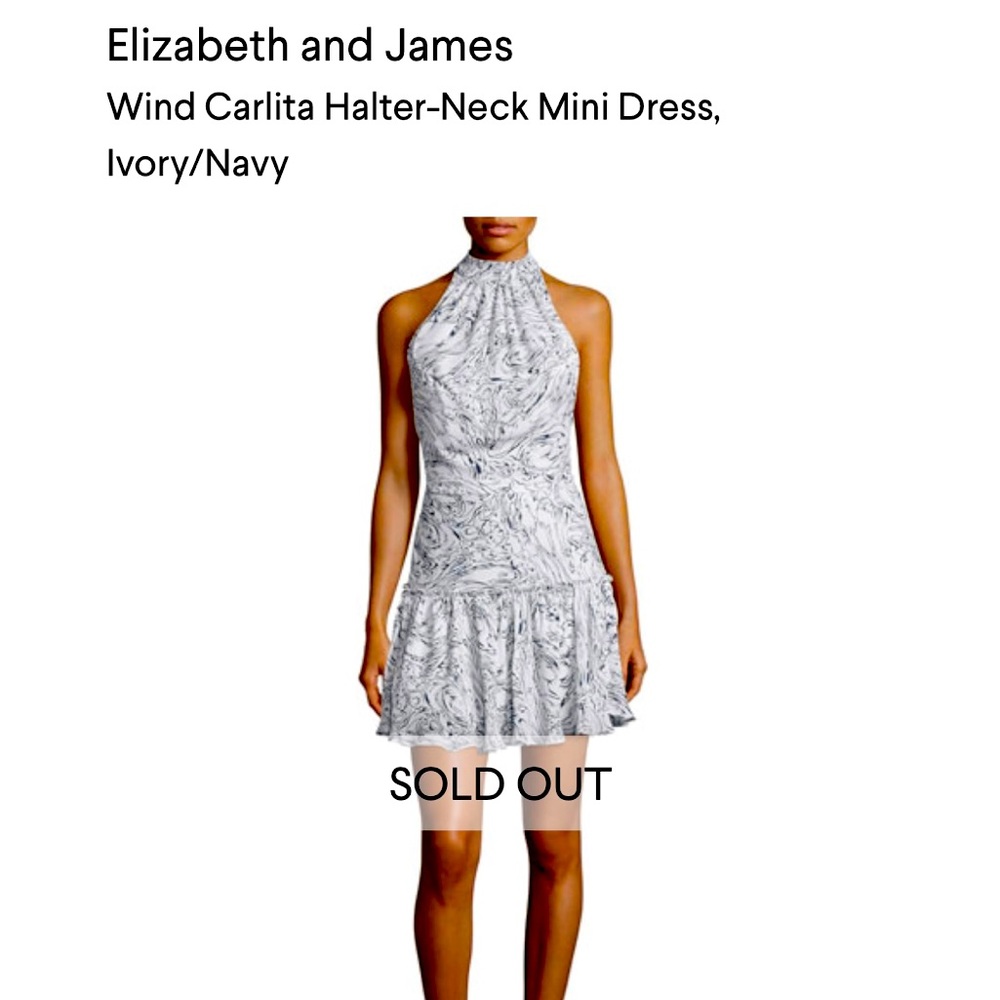 NWT Elizabeth James Wind Carlita dress